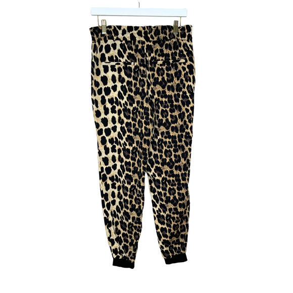 Zara Pants - Zara Leopard Pattern Pull On Jogger Style Pants Medium